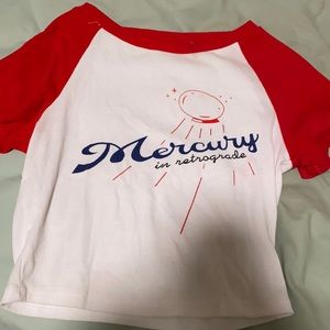 Mercury crop top